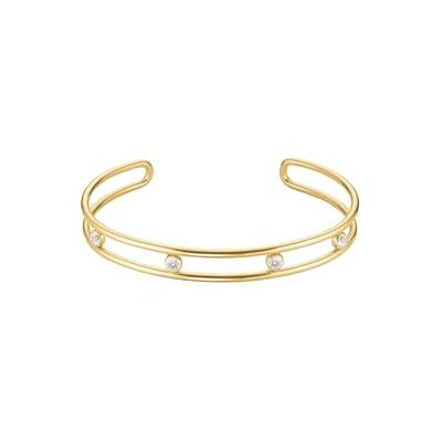 Rosefield Bracelet pour femme en acier inoxydable doré argenté design moderne serpent pavé dome Octagon Charms Collection Rosefield Bracelet pour femme en acier inoxydable doré argenté design moderne serpent pavé dome Octagon Charms Collection