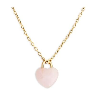 SINGULARU Collier Sweet Heart Stone. Laiton avec Finition Plaqué Or 18Kt et Pierre Naturelle. Chaîne avec Pendentif. Bijoux pour Femme SINGULARU Collier Sweet Heart Stone. Laiton avec Finition Plaqué Or 18Kt et Pierre Naturelle. Chaîne avec Pendentif. Bijoux pour Femme