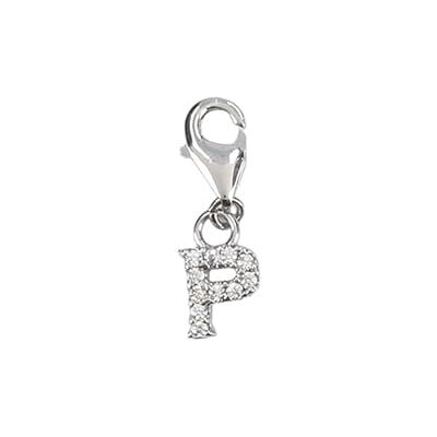 Depesche 11785-029 Charmes Express yourself Pendentif pour colliers et bracelets, lettre P, plaqué argent, comme petit cadeau Depesche 11785-029 Charmes Express yourself Pendentif pour colliers et bracelets, lettre P, plaqué argent, comme petit cadeau