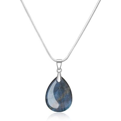 COAI Pendentif Goutte Collier Chaîne Serpent Pierre Femme COAI Pendentif Goutte Collier Chaîne Serpent Pierre Femme