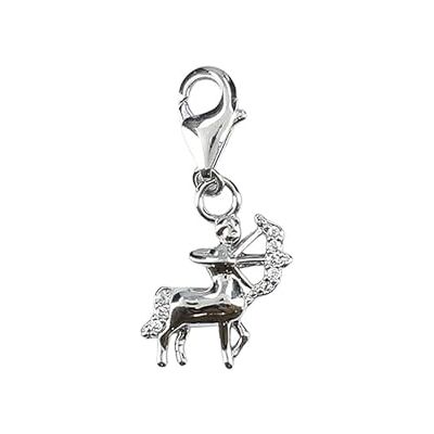Depesche 11785-071 Charmes Express yourself Pendentif pour colliers et bracelets, Sagittaire, plaqué argent, comme petit cadeau Depesche 11785-071 Charmes Express yourself Pendentif pour colliers et bracelets, Sagittaire, plaqué argent, comme petit cadeau