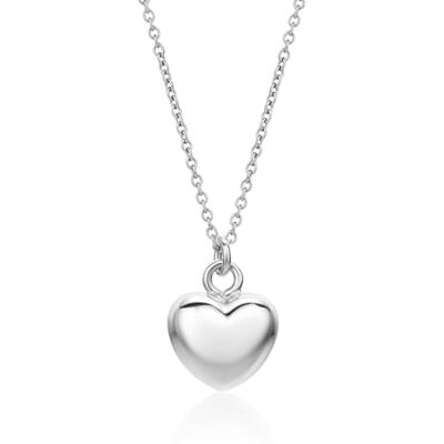 Miore Bijou pour femme Chaîne en argent 925 Plaqué or 18 carats Avec pendentif en forme de cœur Collier en argent avec médaillon en forme de cœur Sans allergènes et fait main Miore Bijou pour femme Chaîne en argent 925 Plaqué or 18 carats Avec pendentif en forme de cœur Collier en argent avec médaillon en forme de cœur Sans allergènes et fait main