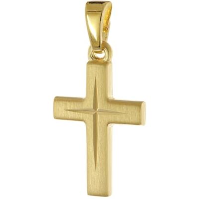 trendor Pendentif croix, argent 925 plaqué or, 16 mm, 21990 Pendentifs en argent pour femmes et enfants Pendentif croix en argent sterling plaqué or Bijoux à symboles religieux Cadeau trendor Pendentif croix, argent 925 plaqué or, 16 mm, 21990 Pendentifs en argent pour femmes et enfants Pendentif croix en argent sterling plaqué or Bijoux à symboles religieux Cadeau