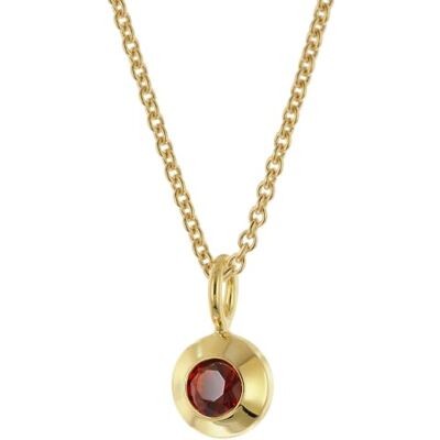 trendor Collier pour femme avec zircon cubique rouge, argent 925 45 cm Collier pour femme avec pendentif, argent sterling plaqué or, orné de zirconiums cubiques, longueur ajustable, cadeau femme trendor Collier pour femme avec zircon cubique rouge, argent 925 45 cm Collier pour femme avec pendentif, argent sterling plaqué or, orné de zirconiums cubiques, longueur ajustable, cadeau femme