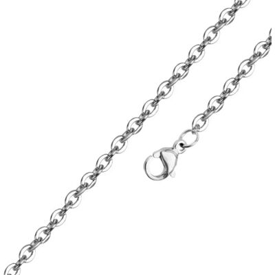 BlackAmazement Collier en acier inoxydable 316L Longueur 45 cm 50 cm 55 cm 60 cm Épaisseur 1 mm 2 mm Argent Or rose Noir Femme Homme BlackAmazement Collier en acier inoxydable 316L Longueur 45 cm 50 cm 55 cm 60 cm Épaisseur 1 mm 2 mm Argent Or rose Noir Femme Homme