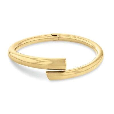 Calvin Collier avec Pendentif et Bracelet Jonc pour Femme Collection CK SPIRAL en Acier Inoxydable avec un Charm Calvin Collier avec Pendentif et Bracelet Jonc pour Femme Collection CK SPIRAL en Acier Inoxydable avec un Charm