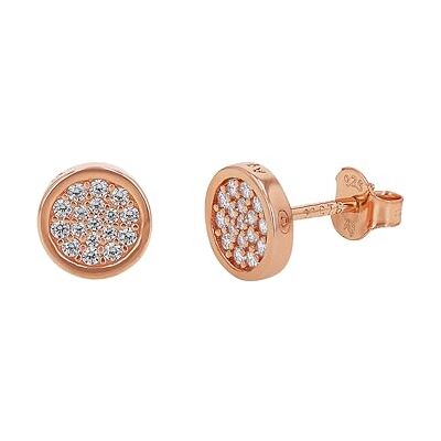 TOM TAILOR Boucles d'Oreilles pour Femme en Argent 925 avec Zircone Clou d'Oreille en Forme de Cercle TOM TAILOR Boucles d'Oreilles pour Femme en Argent 925 avec Zircone Clou d'Oreille en Forme de Cercle