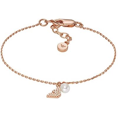 Giorgio Armani Bracelet pour femmes en argent sterling avec fermoir mousqueton ou curseur Giorgio Armani Bracelet pour femmes en argent sterling avec fermoir mousqueton ou curseur