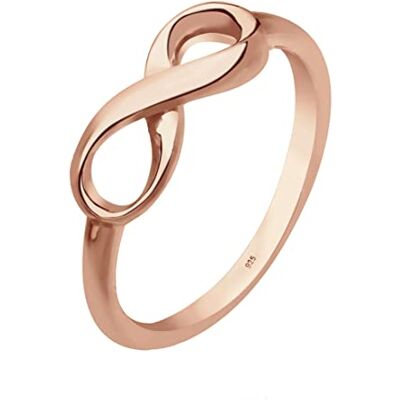 Elli Bague Femme Infinity Symbole Tendance en Argent Sterling 925, 56, Argent, Diamant Elli Bague Femme Infinity Symbole Tendance en Argent Sterling 925, 56, Argent, Diamant