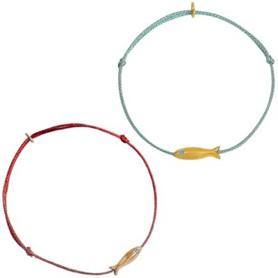 Kelisdi Lot de 2 bracelets de cheville mignons en forme de poisson doré rougeur en corde bleue Bijoux de plage Décorations tendance pour femme et fille Kelisdi Lot de 2 bracelets de cheville mignons en forme de poisson doré rougeur en corde bleue Bijoux de plage Décorations tendance pour femme et fille