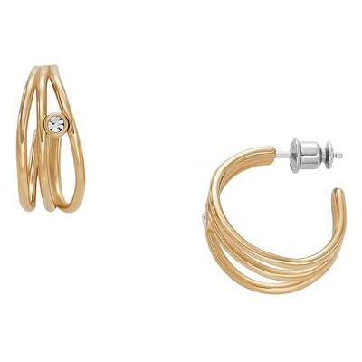 Skagen boucles d'oreilles pour femmes en acier inoxydable ou semi-précieux avec fermoir en forme de poteau Skagen boucles d'oreilles pour femmes en acier inoxydable ou semi-précieux avec fermoir en forme de poteau