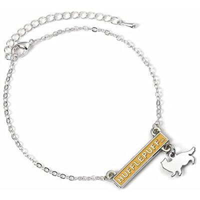 The Carat Shop Harry Potter Bracelet officiel Poufsouffle, Medium, Zinc, Pas de gemme The Carat Shop Harry Potter Bracelet officiel Poufsouffle, Medium, Zinc, Pas de gemme