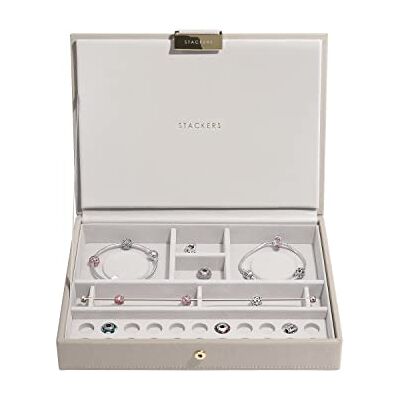 Stackers Couvercle à breloques classique taupe Stackers Couvercle à breloques classique taupe
