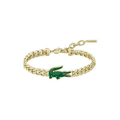 Lacoste Bracelet Chaine Homme en Acier Inoxydable Finition Argent ou Or Collection ARTHOR Lacoste Bracelet Chaine Homme en Acier Inoxydable Finition Argent ou Or Collection ARTHOR
