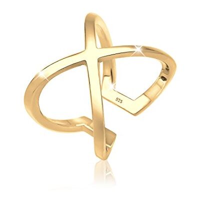 Elli Bague pour femme avec symbole croix en argent sterling 925, DE 54, Argent sterling, Aucune pierre précieuse Elli Bague pour femme avec symbole croix en argent sterling 925, DE 54, Argent sterling, Aucune pierre précieuse