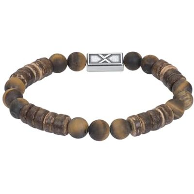 iXXXi Men Perlenarmband Charlie Schwarz L iXXXi Men Perlenarmband Charlie Schwarz L