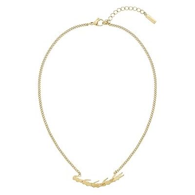 Lacoste Collier pour Femme Collection CROCODILE disponible en version argentée, dorée ou or rose clair Lacoste Collier pour Femme Collection CROCODILE disponible en version argentée, dorée ou or rose clair