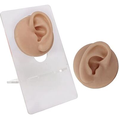 Luqeeg Modèle D'oreille Silicone Souple, Modèle D'oreille Humaine, Outil Perçage D'oreille Pour La Pratique Du Piercing Présentoir Boucles D'oreilles, Différentes Couleurs Peau (Couleur de ) Luqeeg Modèle D'oreille Silicone Souple, Modèle D'oreille Humaine, Outil Perçage D'oreille Pour La Pratique Du Piercing Présentoir Boucles D'oreilles, Différentes Couleurs Peau (Couleur de )