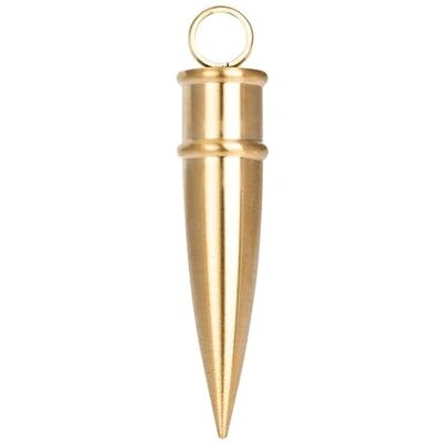 iXXXi Men Herren Anhänger Bullet mattes Gold One size iXXXi Men Herren Anhänger Bullet mattes Gold One size