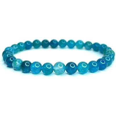 Felicidade Bracelet en Apatite Bleue Pierres Naturelles Perles 6mm Pierres Fines et Précieuses Bracelet Mixte Bijoux Minéraux Sérénité Cadeau Anniversaire Femme Homme Felicidade Bracelet en Apatite Bleue Pierres Naturelles Perles 6mm Pierres Fines et Précieuses Bracelet Mixte Bijoux Minéraux Sérénité Cadeau Anniversaire Femme Homme