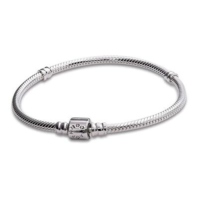 PANDORA Icons Bracelet maille serpent en argent sterling, 21 PANDORA Icons Bracelet maille serpent en argent sterling, 21
