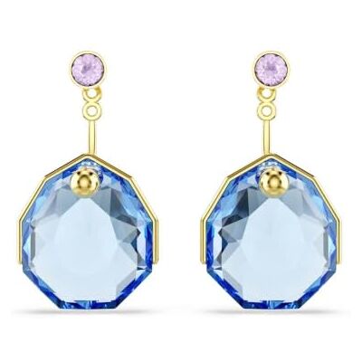 Swarovski Boucles d’oreilles transformables Gema, Bleues, Placage de ton or Swarovski Boucles d’oreilles transformables Gema, Bleues, Placage de ton or