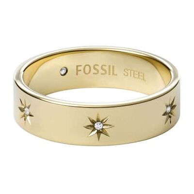 Fossil Bagues en acier inoxydable pour femmes Fossil Bagues en acier inoxydable pour femmes