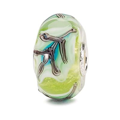 TROLLBEADS Bead Feuilles Enchantées TGLBE-20129, Argent TROLLBEADS Bead Feuilles Enchantées TGLBE-20129, Argent