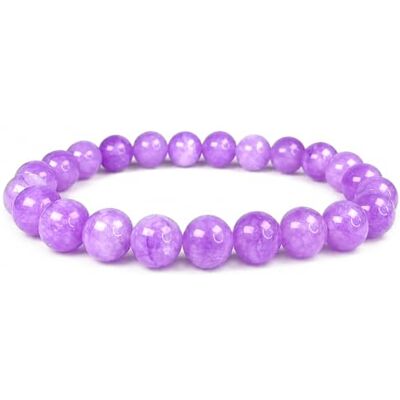 Felicidade Bracelet en Kunzite Naturelle 8mm – Bijou en Pierre Naturelle Rose Lilas, Perles Polies Élégantes, Bracelet Doux, Lithothérapie, Méditation & Cadeau Bien-Être Felicidade Bracelet en Kunzite Naturelle 8mm – Bijou en Pierre Naturelle Rose Lilas, Perles Polies Élégantes, Bracelet Doux, Lithothérapie, Méditation & Cadeau Bien-Être