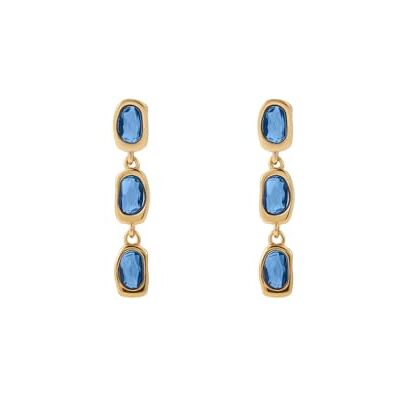 Skagen boucles d'oreilles pour femmes en acier inoxydable ou semi-précieux avec fermoir en forme de poteau Skagen boucles d'oreilles pour femmes en acier inoxydable ou semi-précieux avec fermoir en forme de poteau