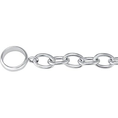 Quiges Collier Femme Ancre Chaîne Acier Inoxydable pour Anneaux de Connexion Quiges Collier Femme Ancre Chaîne Acier Inoxydable pour Anneaux de Connexion