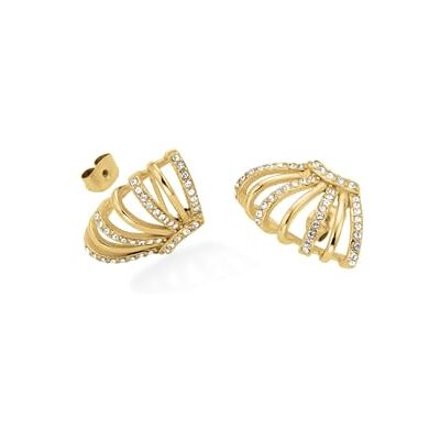 Rosefield Boucles d'oreilles pour femme en acier inoxydable Caged Crystal Rosefield Boucles d'oreilles pour femme en acier inoxydable Caged Crystal