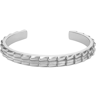 Diesel Homme, Bracelet manchette en acier inoxydable Diesel Homme, Bracelet manchette en acier inoxydable