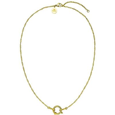 Purelei Lokahi Chaîne à breloques pour femme Collier pour femme en acier inoxydable durable Chaîne étanche Longueur réglable de 40 à 45 cm Collier pour votre look personnalisé, Argent Purelei Lokahi Chaîne à breloques pour femme Collier pour femme en acier inoxydable durable Chaîne étanche Longueur réglable de 40 à 45 cm Collier pour votre look personnalisé, Argent