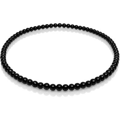 Memphis Collier de perles en bois noir 90 cm Memphis Collier de perles en bois noir 90 cm