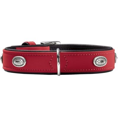 HUNTER Collier Softie Stone M-L (55), rouge/noir HUNTER Collier Softie Stone M-L (55), rouge/noir