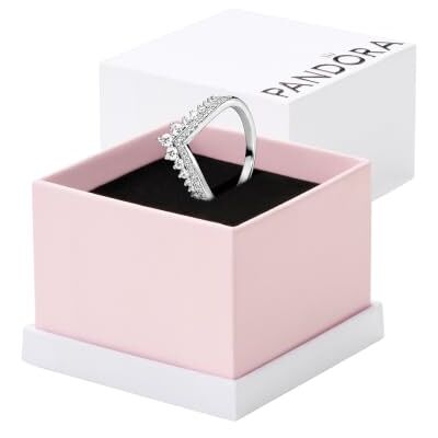 PANDORA Damen-Motivring 925 Sterlingsilber mit Ringgröße 50 (15.9) 197736CZ-50 PANDORA Damen-Motivring 925 Sterlingsilber mit Ringgröße 50 (15.9) 197736CZ-50