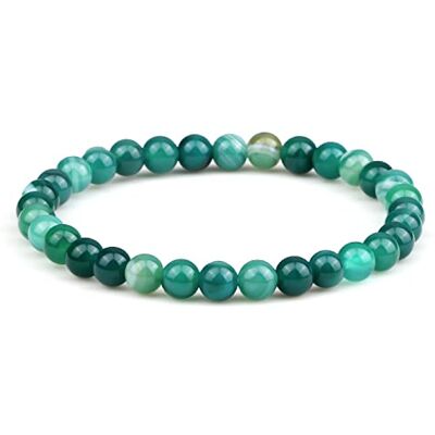 XBOW 6mm Femmes Multicolore Naturel Rayé Agates Pierre Perlé Bracelets Bracelet Hommes Élastique Bijoux Pulseria Couples, Style 6 XBOW 6mm Femmes Multicolore Naturel Rayé Agates Pierre Perlé Bracelets Bracelet Hommes Élastique Bijoux Pulseria Couples, Style 6