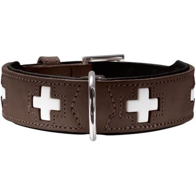 HUNTER Collier Swiss S-M (50), marron/noir HUNTER Collier Swiss S-M (50), marron/noir
