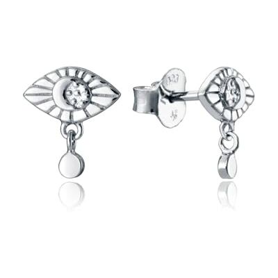 Viceroy Boucles d'oreilles en argent sterling Motif œil Mme Jewel Viceroy Boucles d'oreilles en argent sterling Motif œil Mme Jewel