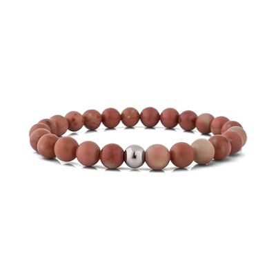 Akitsune Globae Bracelet de perles Bracelet pour homme et femme en pierre semi-précieuse d'énergie spirituelle – Onyx noir mat – 18 cm Akitsune Globae Bracelet de perles Bracelet pour homme et femme en pierre semi-précieuse d'énergie spirituelle – Onyx noir mat – 18 cm