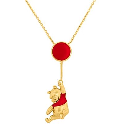 Disney Winnie l'ourson CF01179YL-Q Collier ballon flottant Rouge/doré, One Size, Laiton, Pas de gemme Disney Winnie l'ourson CF01179YL-Q Collier ballon flottant Rouge/doré, One Size, Laiton, Pas de gemme