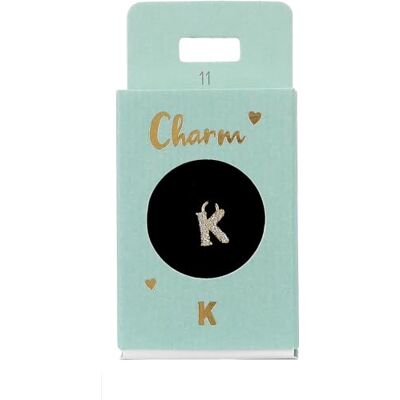 Depesche 11834-011 Charm Lettre K, Pendentif doré pour Colliers, Bracelets et Boucles d'oreilles, idéal comme Petit Cadeau, Multicolored Depesche 11834-011 Charm Lettre K, Pendentif doré pour Colliers, Bracelets et Boucles d'oreilles, idéal comme Petit Cadeau, Multicolored