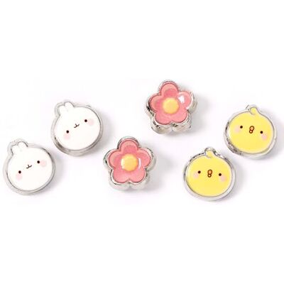 The Carat Shop Ensemble de boucles d'oreilles à tige Molang et Piu Piu par The Carat Shop Ensemble de boucles d'oreilles à tige Molang et Piu Piu par