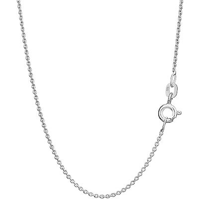 NKlaus 40cm Chaîne d'ancre ronde 925 Argent Filles très fines 0,8mm de large Collier 14706 NKlaus 40cm Chaîne d'ancre ronde 925 Argent Filles très fines 0,8mm de large Collier 14706