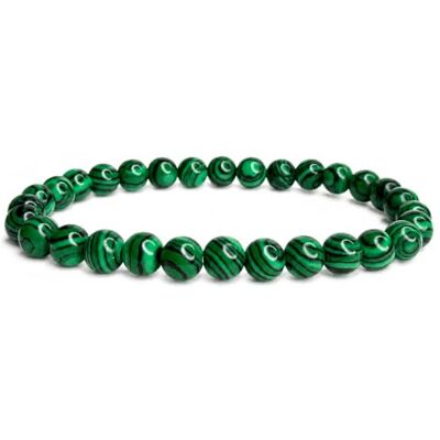 Felicidade Bracelet Malachite 6mm – Bijou en Pierre Verte, Perles Rondes Élégantes, Bracelet Femme Homme, Style Chic Naturel, Protection, Harmonie et Idée Cadeau Felicidade Bracelet Malachite 6mm – Bijou en Pierre Verte, Perles Rondes Élégantes, Bracelet Femme Homme, Style Chic Naturel, Protection, Harmonie et Idée Cadeau