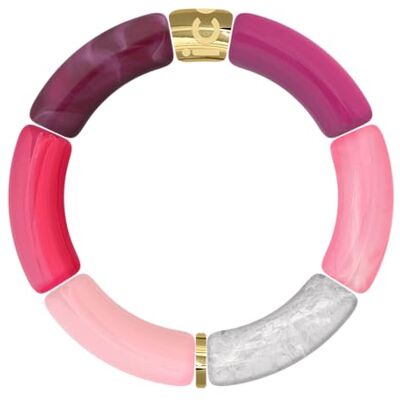 ICE-WATCH ICE Jewellery Bella bracelet Pink harmony Bracelet mode rose clair, rose et doré pour femme (023554) ICE-WATCH ICE Jewellery Bella bracelet Pink harmony Bracelet mode rose clair, rose et doré pour femme (023554)