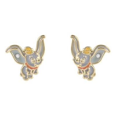 Disney Boucles d'oreilles à tige en forme d'éléphant Dumbo pour filles, One Size, Laiton, Pas de gemme Disney Boucles d'oreilles à tige en forme d'éléphant Dumbo pour filles, One Size, Laiton, Pas de gemme