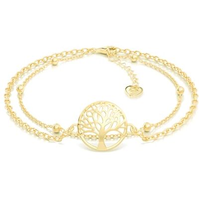 SERASAR Bracelet Femme Arbre de Vie Or Cadeau Maman Doré Saint-Valentin SERASAR Bracelet Femme Arbre de Vie Or Cadeau Maman Doré Saint-Valentin