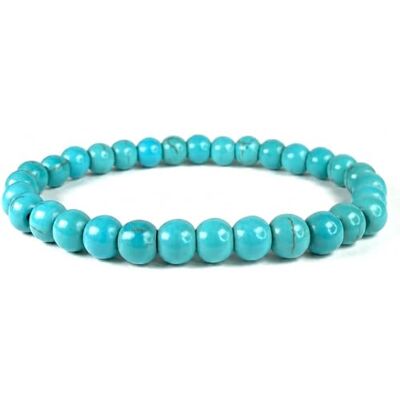 Felicidade Bracelet Turquoise 6mm – Bijou Fin en Pierre Bleue, Perles Polies Élégantes, Bracelet Femme Homme, Style Bohème Chic, Protection et Idée Cadeau Tendance Felicidade Bracelet Turquoise 6mm – Bijou Fin en Pierre Bleue, Perles Polies Élégantes, Bracelet Femme Homme, Style Bohème Chic, Protection et Idée Cadeau Tendance